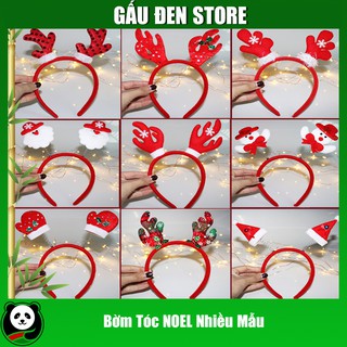 Bờm tuần lộc, bờm noel lò xo - bờm tóc noel