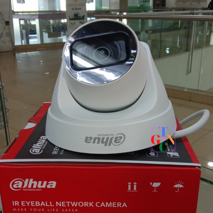 Camera Ip PoE 2.0Mp trong nhà Dahua IPC-HDW1230T1-S5 chuẩn nén H.265+, tầm xa hồng ngoại 30m - HÀNG CHÍNH HÃNG