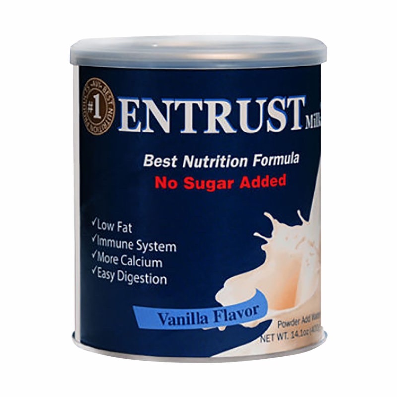 Sữa bột không đường Entrust Mỹ 400g Mỹ