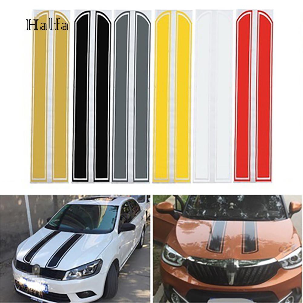 Set 2 Miếng Dán Sọc Trang Trí Xe Hơi Chuyên Dụng