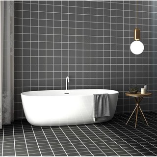 Decal giấy dán tường có sẵn keo ( khổ 45cm x 5m ) - ô vuông đen nhỏ
