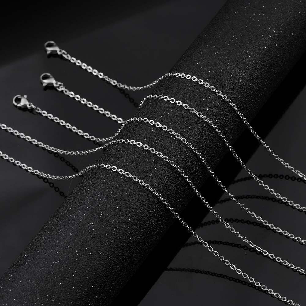 LILYES Dây Chuyền Sợi Xích Bằng Thép Không Gỉ Có Khóa Tôm Hùm Đơn Giản