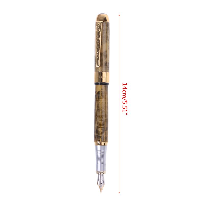 Hot! Bút Máy Jinhao X250 Ngòi Vừa 18kgp Màu Vàng Mới