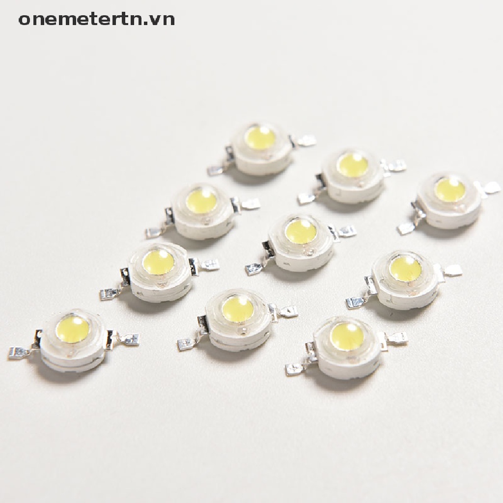 Set 10 Đèn Led Smd 1w Ánh Sáng Trắng