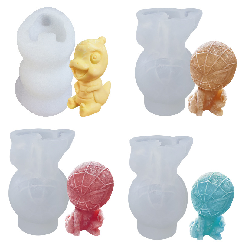 Khuôn Silicon Làm Đá Viên Đa Năng Hình Người Dễ Thương