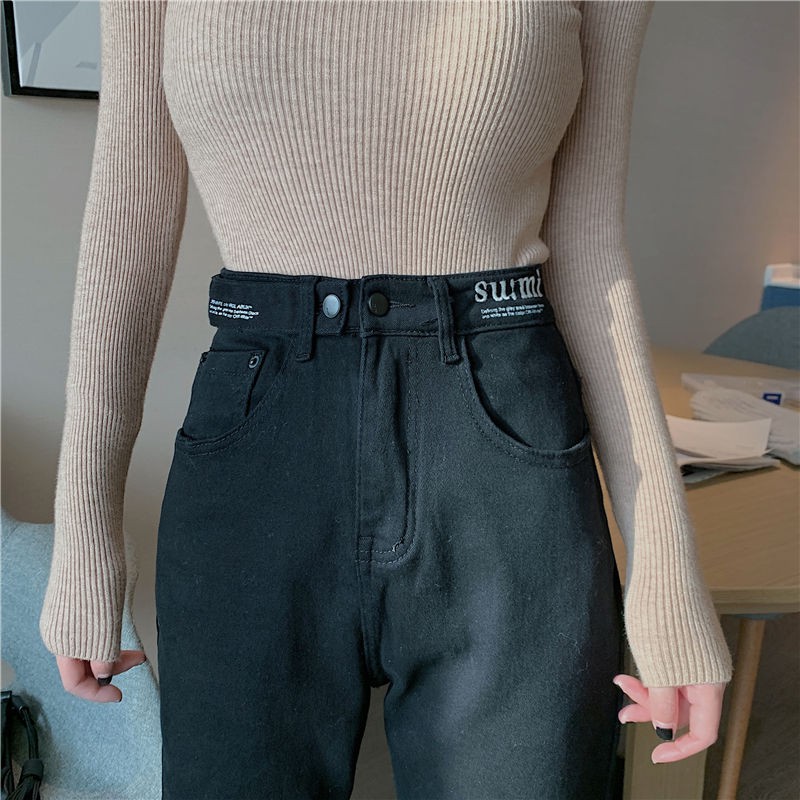 Quần Jeans Trắng Lưng Cao Dáng Rộng Thời Trang 2021 Cho Nữ | BigBuy360 - bigbuy360.vn