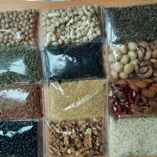 Set 14 loại hạt làm sữa hạt
