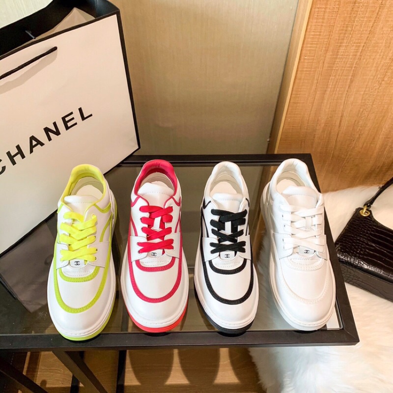 Chanel (Giày Chanel trắng phối màu phiên bản cao cấp mới có mặt trên thị trường)