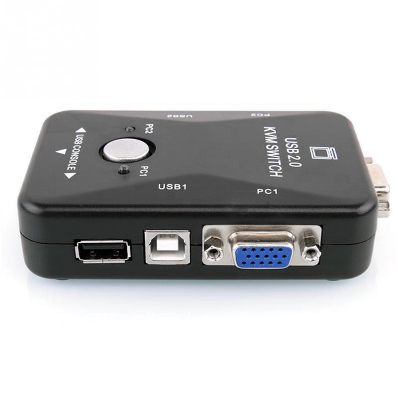 Bộ Chuyển Đổi Kvm 2 Cổng Vga Usb 2.0 Kvm