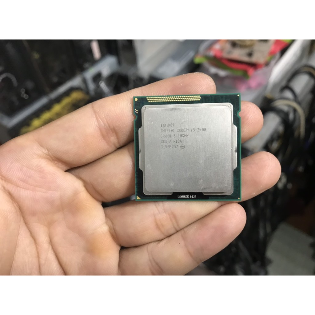 tặng keo - bộ vi xử lý CPU Intel Core i5 2400 socket 1155 cho máy tính pc processor Sandy Bridge SR00Q,cpu e5300 kèm keo