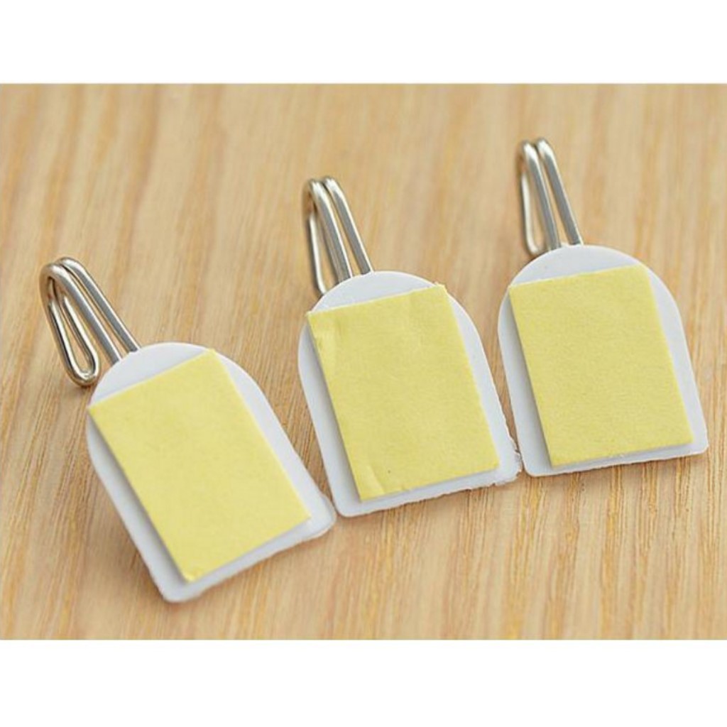 Vỉ 6 Móc Dán Tường MOC01 Cho Vật Dụng Nhẹ