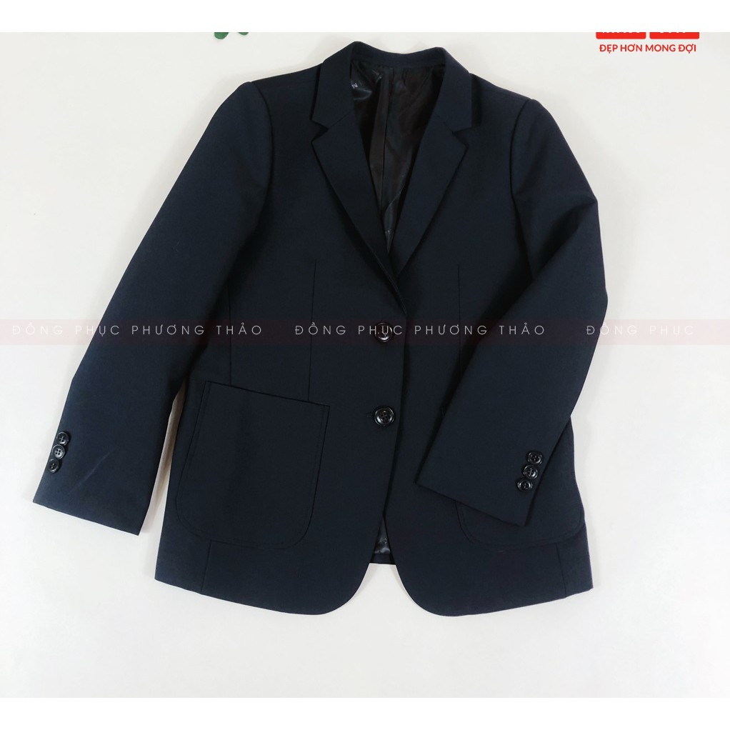 ÁO VEST NỮ ĐỒNG PHỤC HỌC SINH TRƯỜNG TRẦN PHÚ-CẤP 3