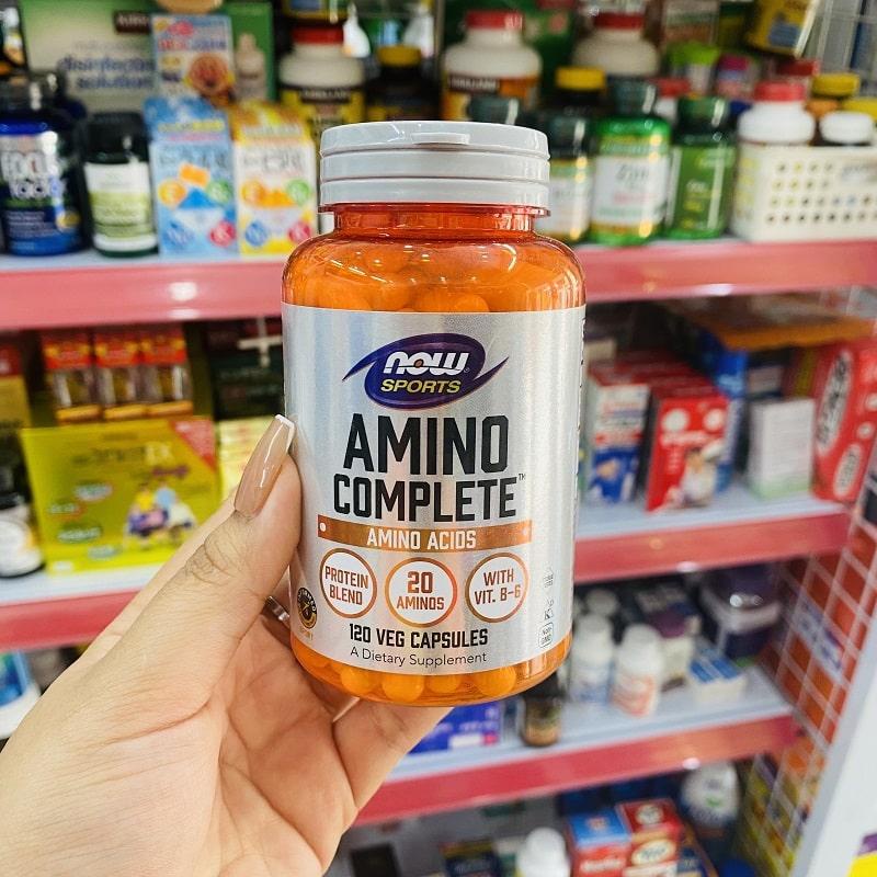 Viên Uống Bổ Sung Axit Amin Hoàn Chỉnh Cho Người Tập Gym Now Sports Amino Complete 120 và 300 Viên
