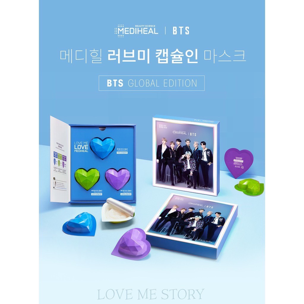 Mặt Nạ Mediheal Bio Capsulin Love Me Mask Set ( BTS version )