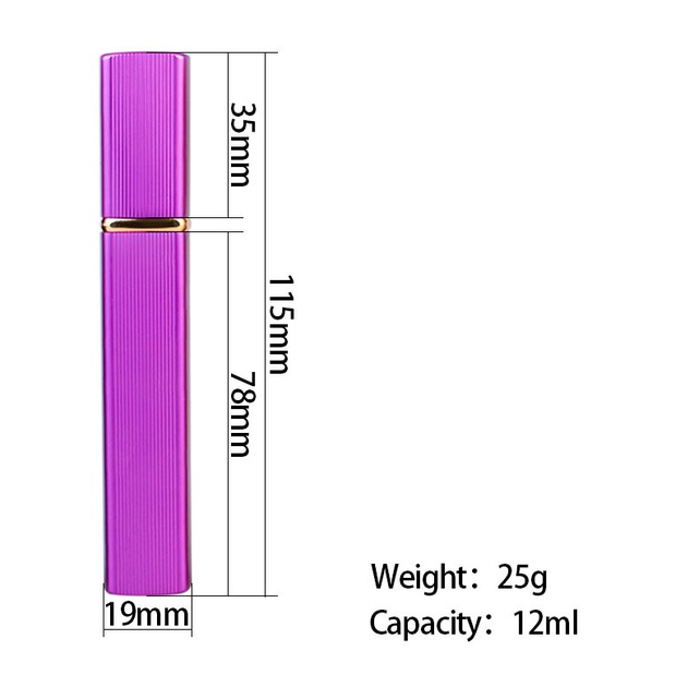 Chai chiết nước hoa Nhôm 2 lớp 10ml -chai rỗng