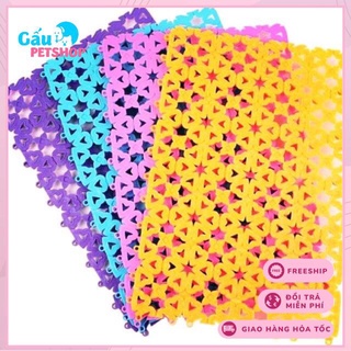 Tấm lót sàn/ chuồng chống lọt chân cho chó mèo bằng nhựa