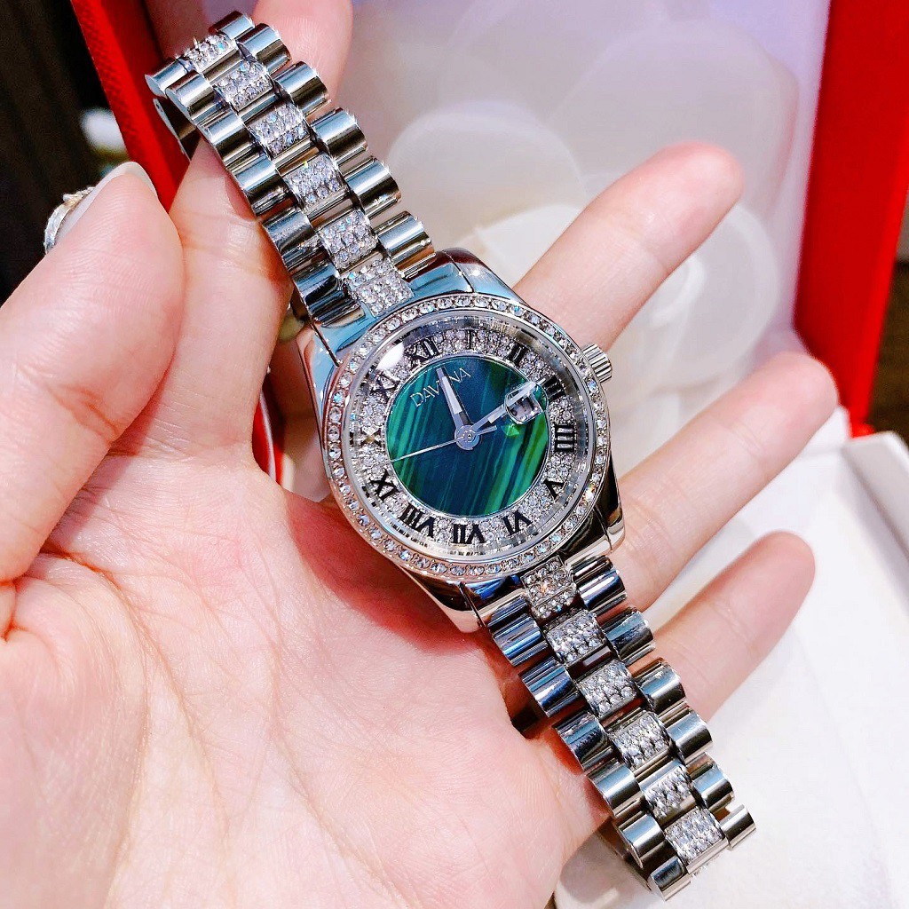Đồng Hồ Nữ Davena 61803 Silver Chính Hãng 34mm