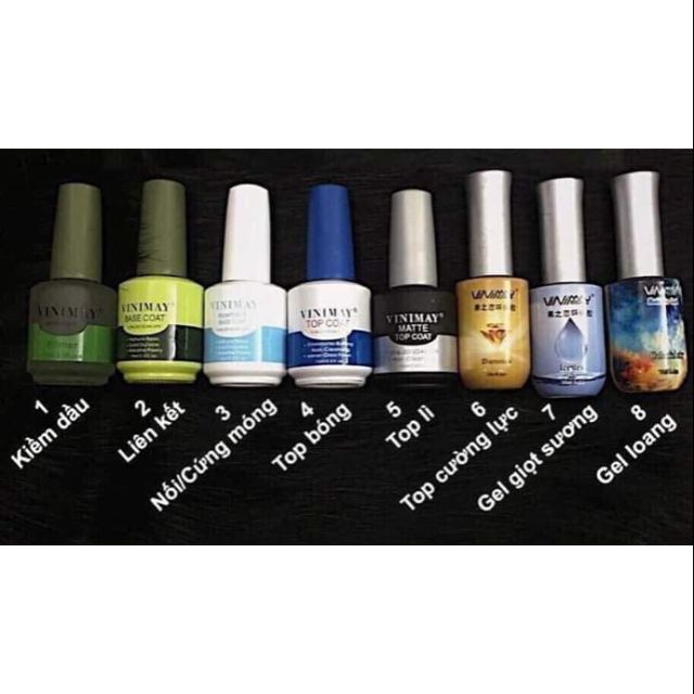 Base, top, cứng móng, kiềm dầu, top lì vinimay