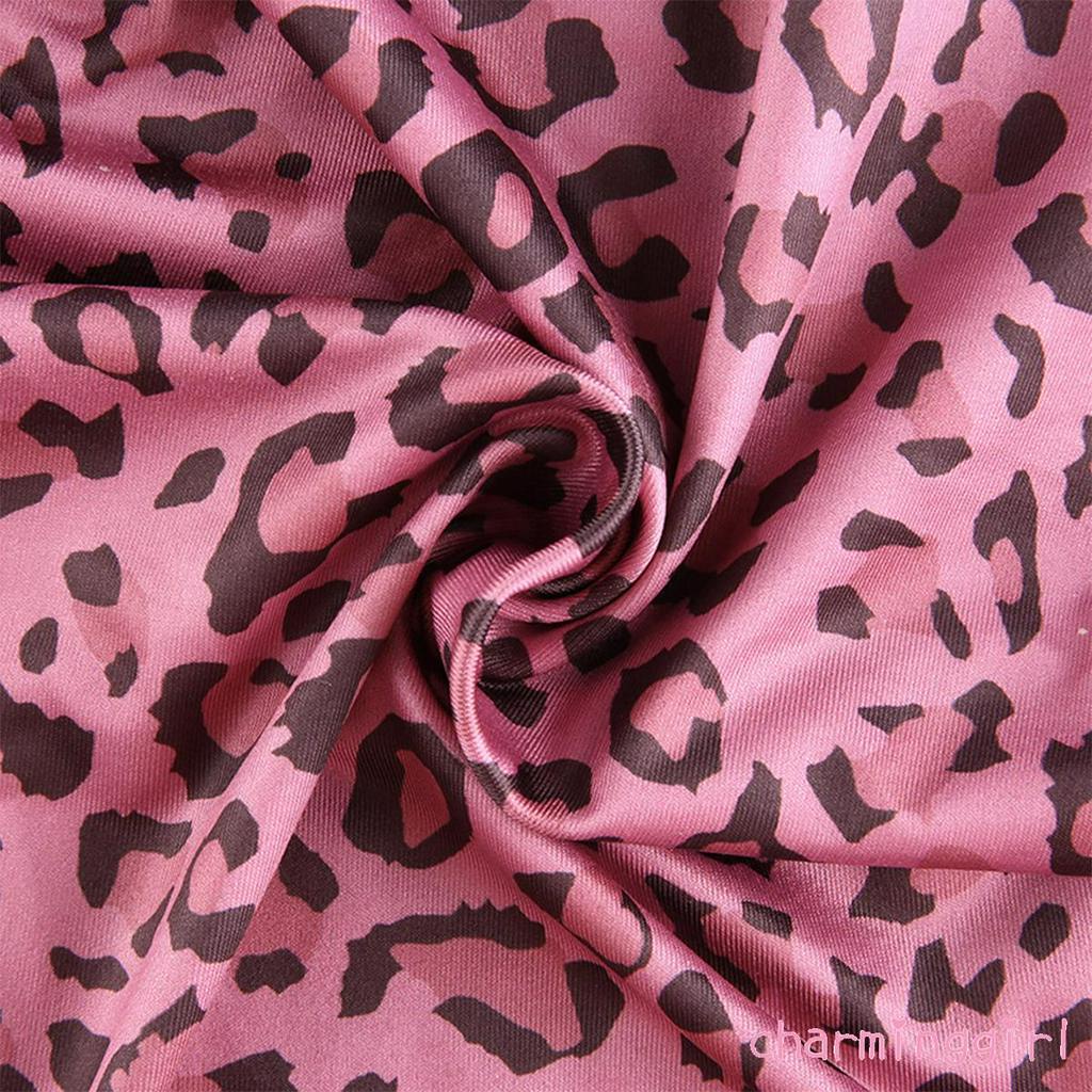 Đầm Ren Hai Dây In Họa Tiết Da Báo Quyến Rũ Dành Cho Nữ