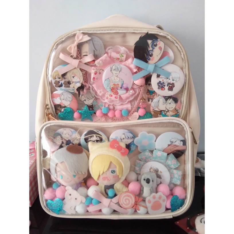 [Tặng kim băng] BALO ITABAG 2 TẦNG - ĐỰNG DOLL 12CM