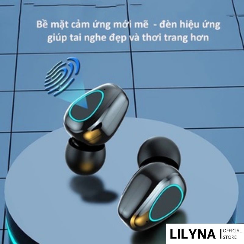 Tai nghe bluetooth V5.2 F11 - G35 cao cấp, cảm ứng, hỗ trợ đàm thoại, nghe nhạc, siêu nhỏ, màn hình led, pin trâu