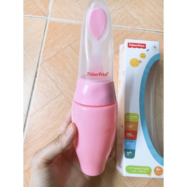 Bình muỗng ăn dặm nhựa mềm Fisher Price FP201240 upass