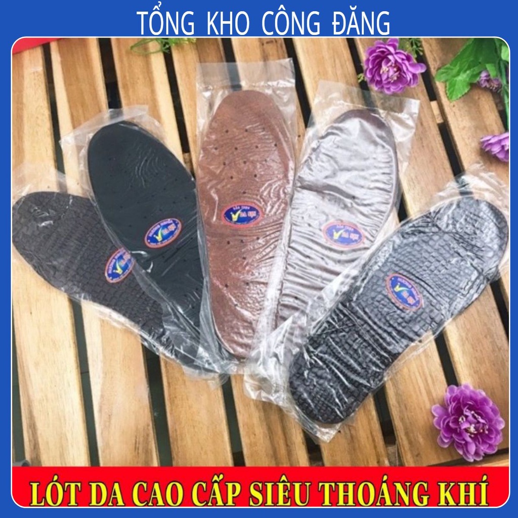 Lót Giầy Da Sịn Thoáng khí chống hôi chân