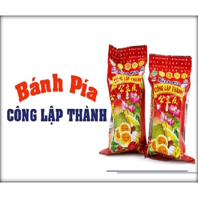 Bánh Pía Đậu Xanh Sầu Riêng Có Trứng Muối - 300g (4 cái)