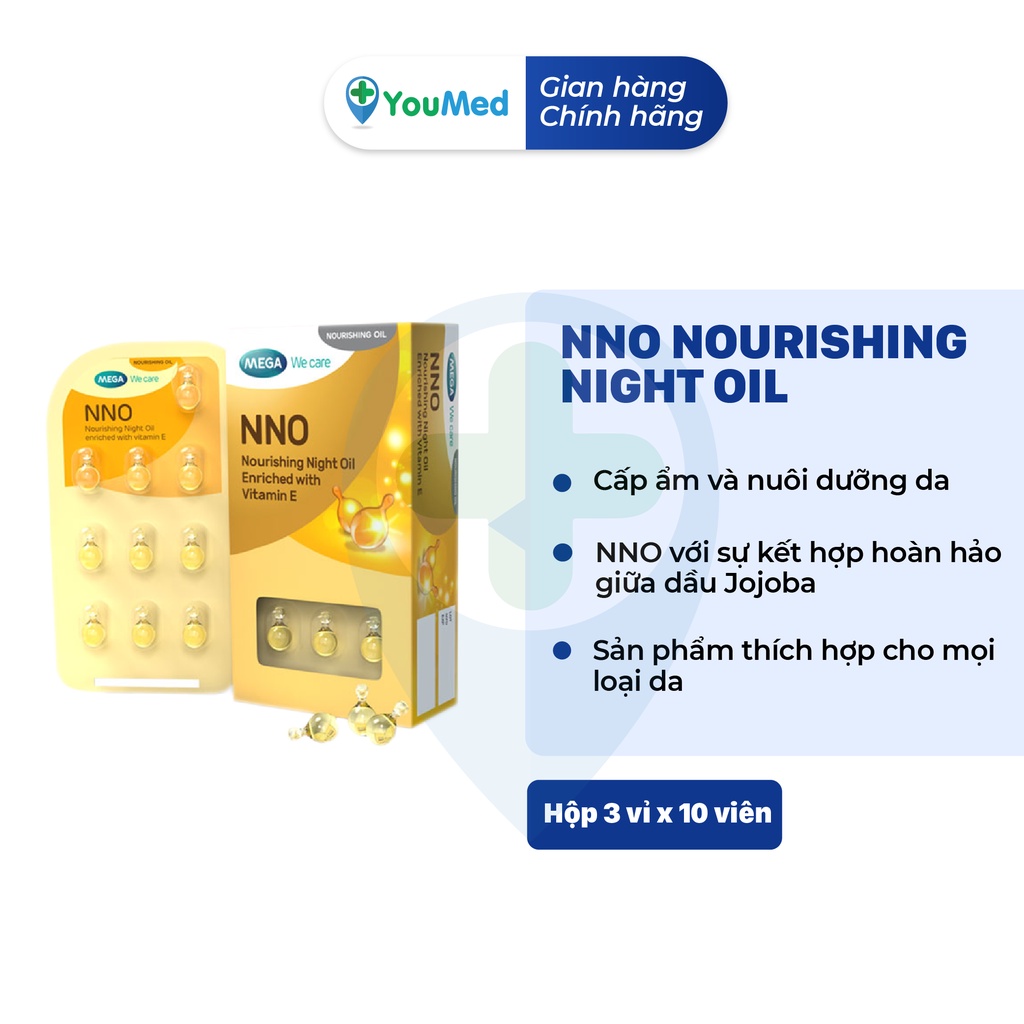 Dầu dưỡng da ban đêm NNO Nourishing Night Oil- cấp ẩm, nuôi dưỡng da