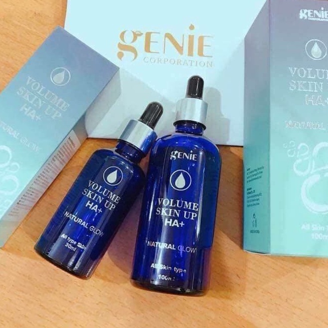 Serum HA  Siêu Cấp Ẩm  Genie Natural Glow Volume Skin Up HA+ Phục Hồi Da Khi Dùng Sản Phẩm Treatment