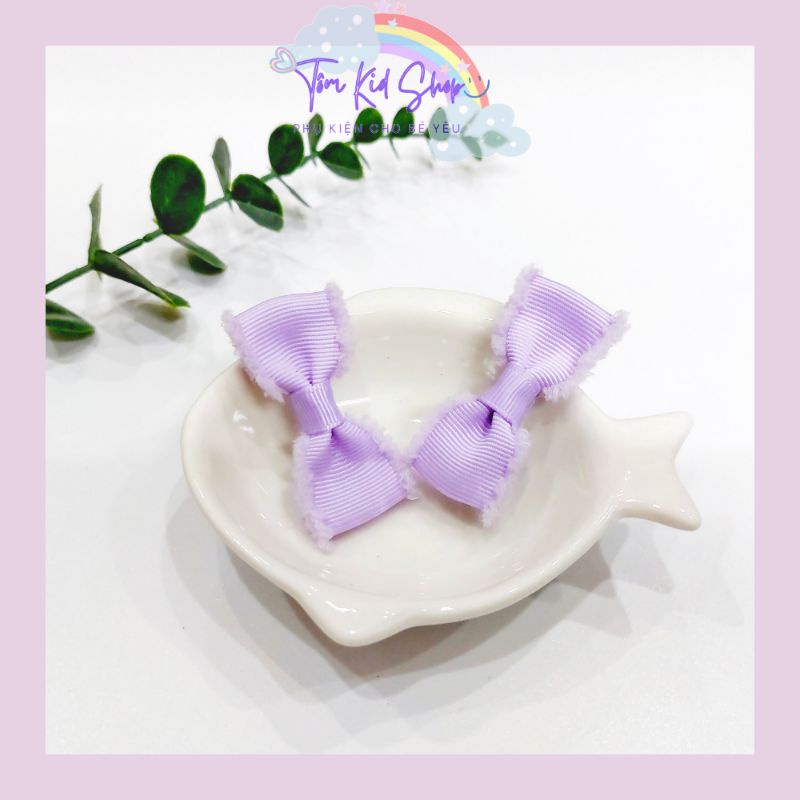 Kẹp tóc hình nơ nhỏ cho bé gái,Baby Tôm
