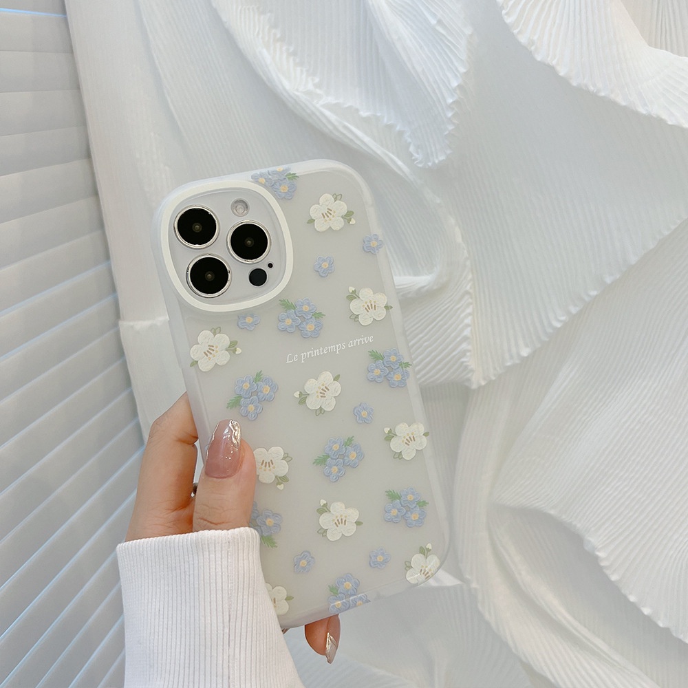 Ốp Điện Thoại In Họa Tiết Hoa Màu Dầu Cho iPhone13 / 13pro / 11 / 13pro max 13pro max 11 8 X