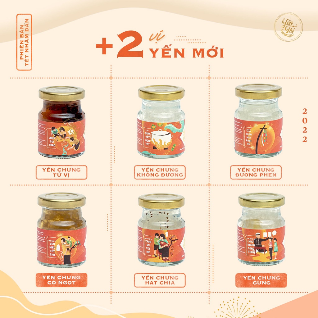 [Hộp quà tặng] Hộp 10 Gói yến đủ vị - Yến Thị - 30% Yến sào | BigBuy360 - bigbuy360.vn