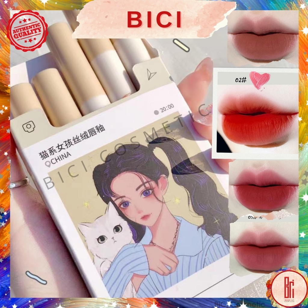 [SIÊU PHẨM] Set 5 Cây Son HERORANGE Hot Girl Ôm Mèo Nội Địa Trung Chính Hãng | BigBuy360 - bigbuy360.vn