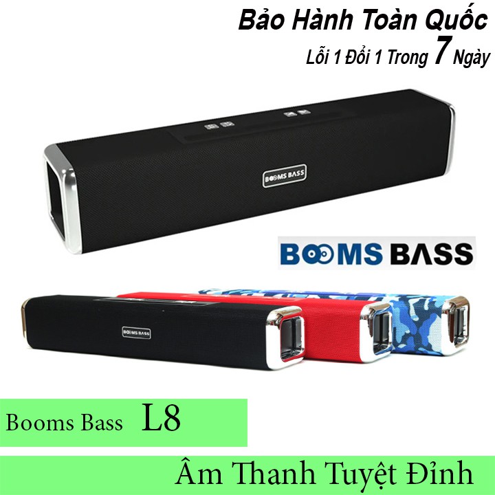 [Mã ELHACE giảm 4% đơn 300K] Loa Bluetooth Mini Không Dây Cao Cấp, Loa Boombass L8 - Bass Siêu Ấm - Hàng Cực Phẩm