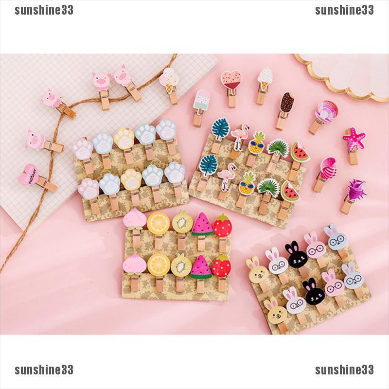 Set 10 Kẹp Ảnh Hình Động Vật Dễ Thương