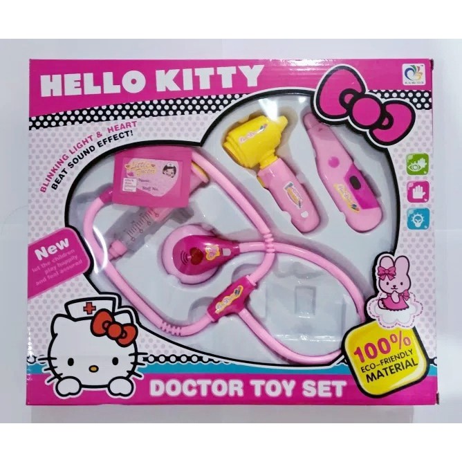 Bộ Đồ Chơi Bác Sĩ Hello Kitty Xinh Xắn Cho Bé Gái