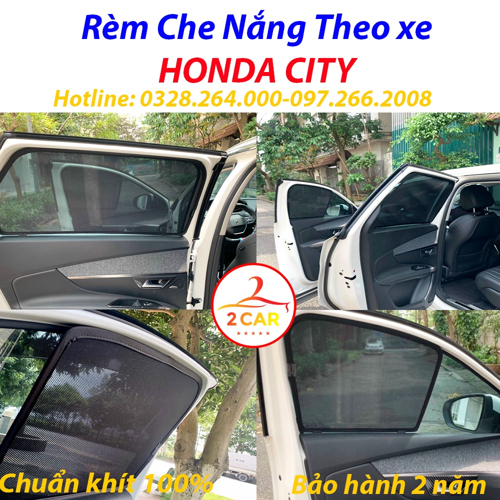 Rèm Che Nắng Xe Honda City 2015- 2021, 2022  Chuẩn Khít Theo Xe - Bảo Hành 2 Năm