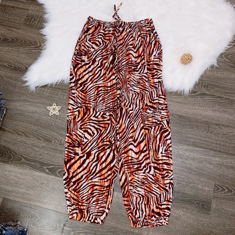 🌸 Quần Lanh Việt Thắng Bo Chun Gấu 🌸 Quần Boom Nữ Lanh | BigBuy360 - bigbuy360.vn