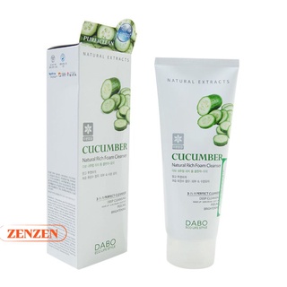 Sữa Rửa Mặt Dabo Hàn Quốc Tinh Chất Dưa Leo 3 in 1 - giúp làm mờ nám , tàn nhang, giảm nếp nhăn