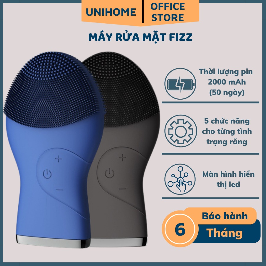 Máy rửa mặt Hallicare Frizz,Máy rửa mặt mini cao cấp - Máy massage mặt cho nam hiệu quả - Bảo hành 6 tháng