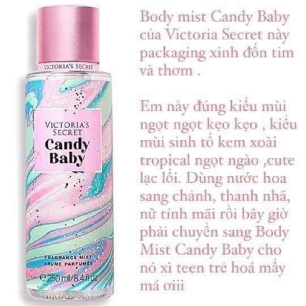 Xịt Toàn Thân Body Mist Victoria's Secret