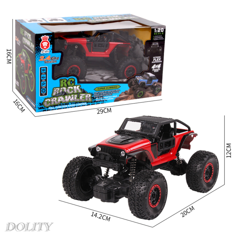 [DOLITY]1/20 RC Buggy Truck Hobby Toy Cars Small Electric Vehicle Crawler Yellow