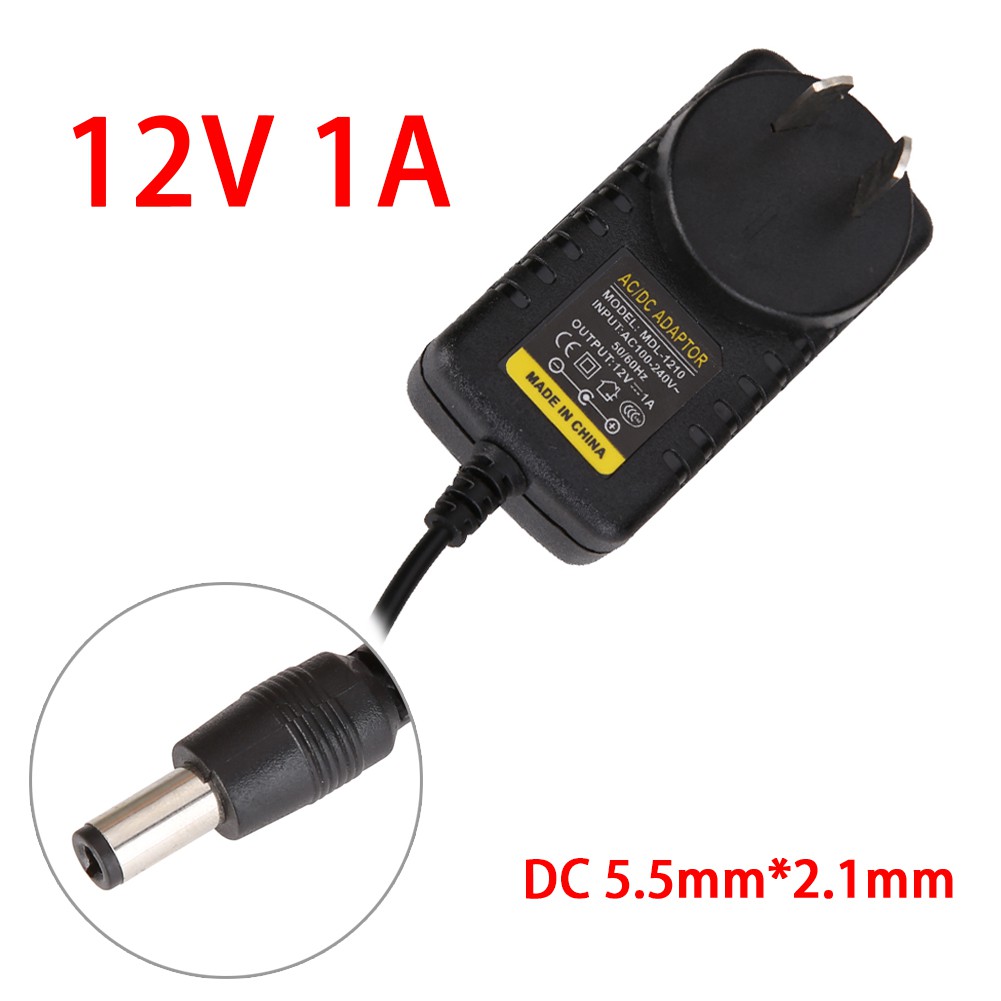 🌟Chất lượng cao nhất🍁DC 12V 5V 1A/2A AC to DC 5.5mm*2.1mm 5.5mm*2.5mm Switching Power Supply Adapter