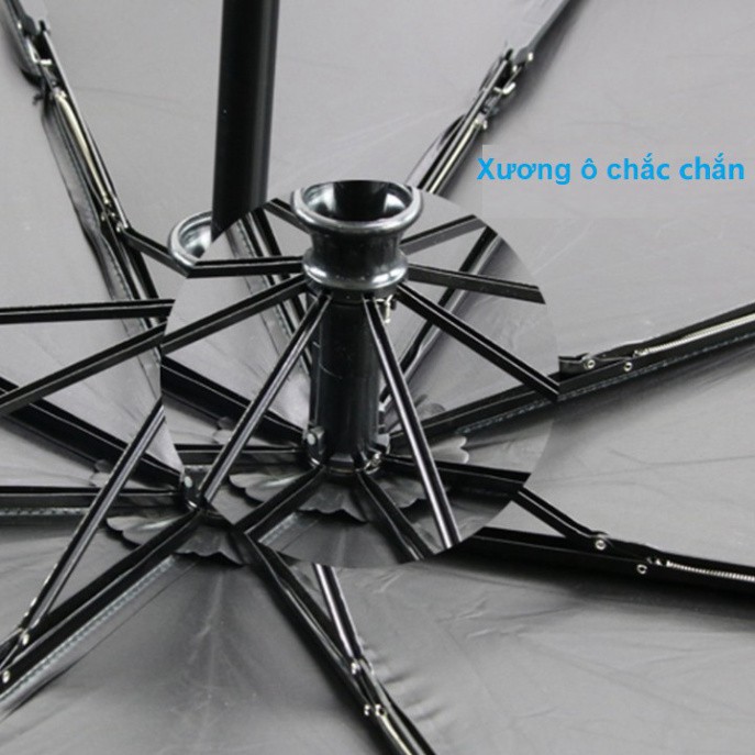 Sản Phẩm Ô, Dù đi mưa nắng gập tự động mở 2 chiều thương hiệu Toyota cao cấp Toyota-007 .