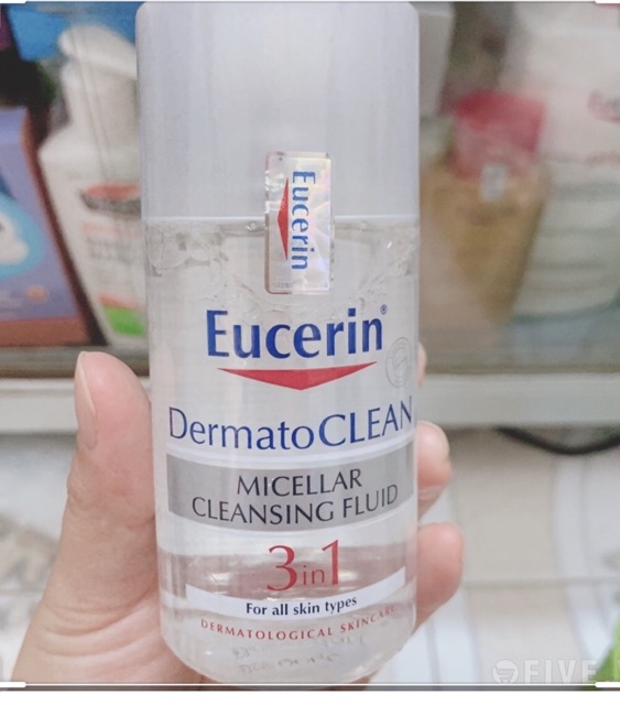 [CHÍNH HÃNG] Nước Tẩy Trang Eucerin 3in1 DermatoClean Micellar Cleansing Fluid 125ml