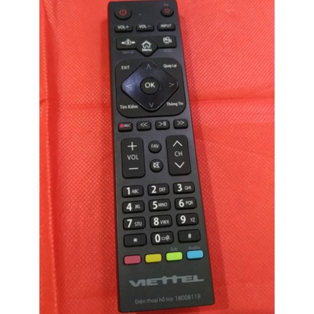 Điều khiển Viettel - Remote đầu thu Viettel Hàng chính hãng giá rẻ nhất