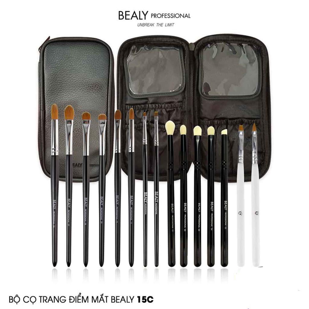 Bộ cọ trang điểm mắt Bealy 15C