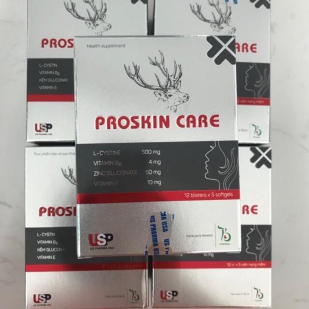 Viên uống Proskin Care giúp đẹp da chống lão hoá Hộp 60 viên