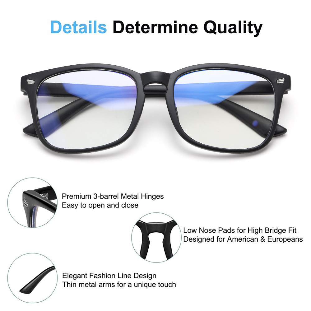 Mắt kính chống ánh sáng xanh bảo vệ mắt khi dùng máy tính